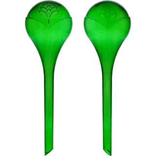Vandingskugler til planter, grønne gennemsigtige, 400 ml, 2 stk. – photo 1