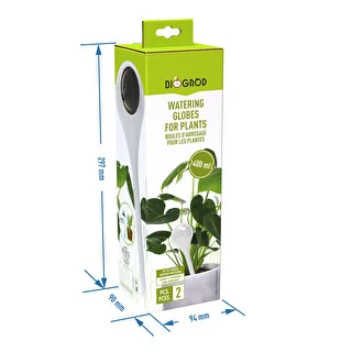 Vandingskugler til planter, gennemsigtige, 400 ml, 2 stk. – photo 6