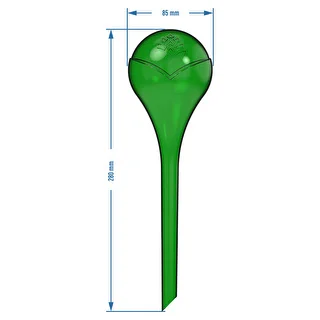 Vandingskugler til planter, grønne gennemsigtige, 400 ml, 2 stk. – photo 6