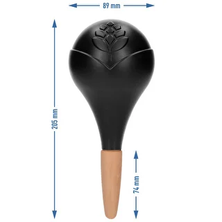 Vandingskugle til planter, sort mat med keramisk fod (i pakke) 400 ml – photo 7