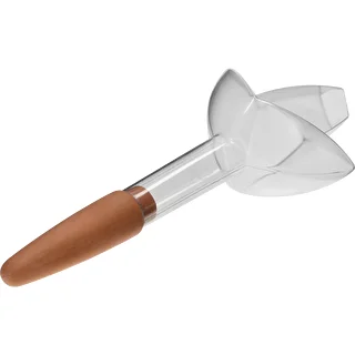 Plantevander – gennemsigtigt blad med keramisk fod, 120 ml – photo 3