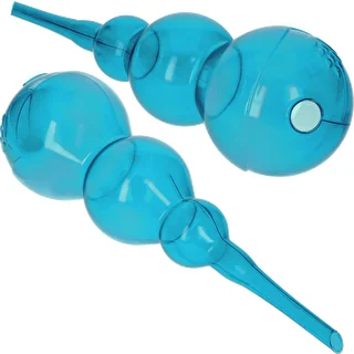 Tredobbelt vandingskugle (trekammer), gennemsigtig blå, 600 ml – photo 2