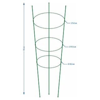 Ringstøtte til planter 3 ringe 1,2m – photo 2