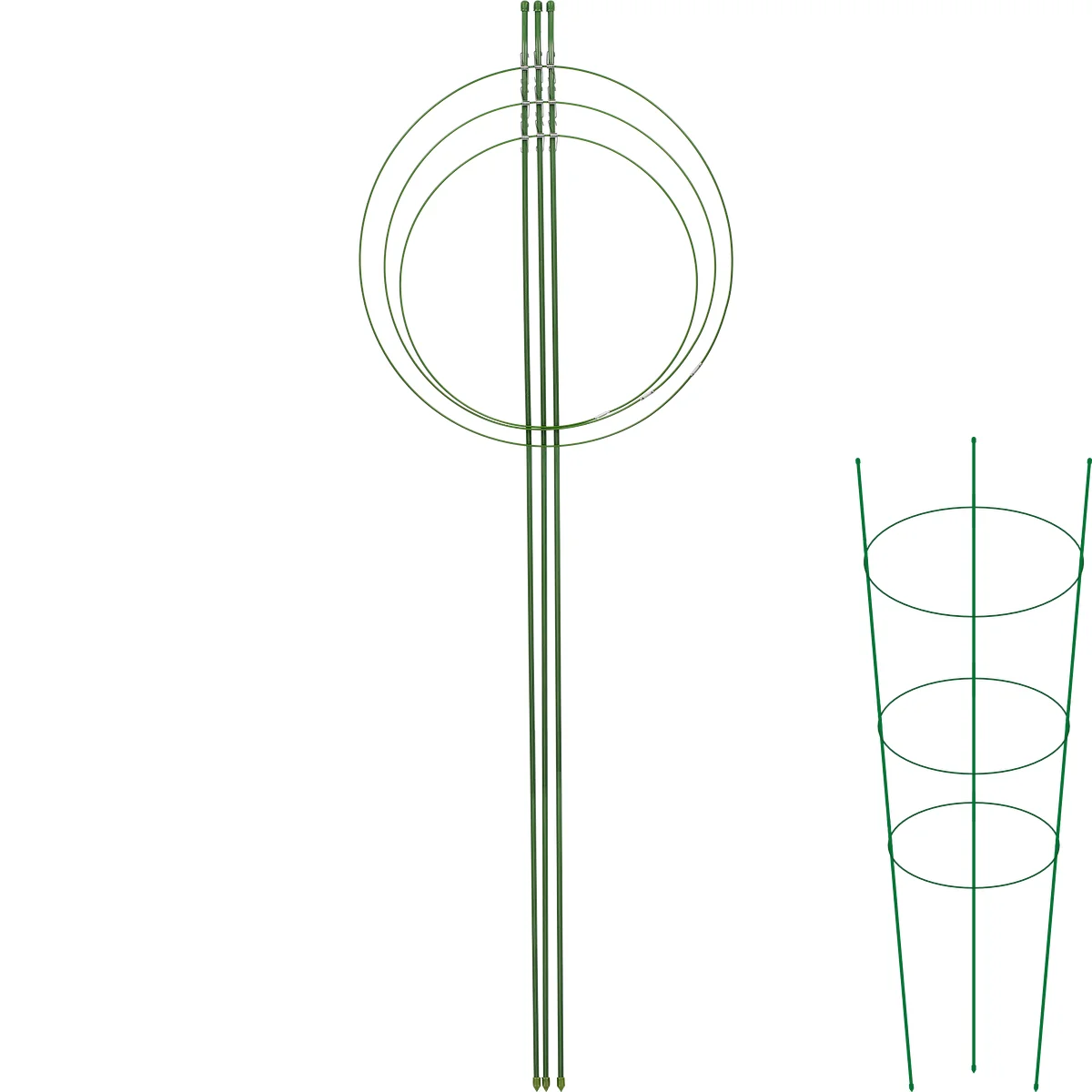 Ringstøtte til planter 3 ringe 1,2m