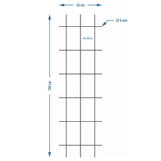 Planteunderstøttelse - havegitter 150 x 45cm – photo 7
