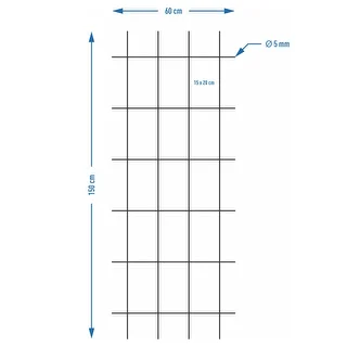 Planteunderstøttelse - gitter (150cm x 60cm) 3 stykker – photo 7
