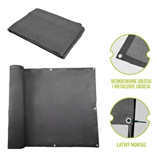 Skyggenet (80%, 140 g/m2) 0,9x5 m, grafit – photo 6
