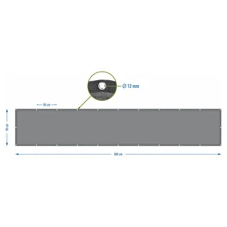 Skyggenet (80%, 140 g/m2) 0,9x5 m, grafit – photo 7