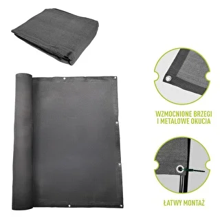 Skyggenet (80%, 140 g/m2) 1,5 x 5 m, grafit – photo 6