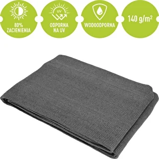 Skyggenet (80%, 140 g/m2) 0,9x5 m, grafit – photo 5