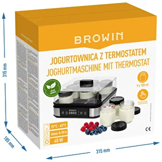 Yoghurtmaskine med termostat, 9 glas, 1,6 L – photo 12