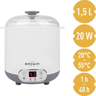 Oste-yoghurtmaskine med termostat 1,5 L – photo 5