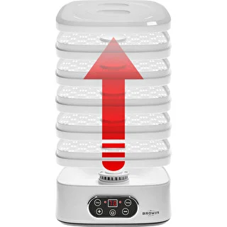 Svampetørrer, frugter, grøntsager og urter med temp regulering, 240W, hvid – photo 10