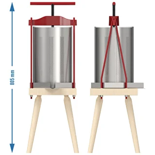 Rammepresse til frugt – med metalbeholder, til 10L – photo 6