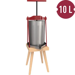 Rammepresse til frugt – med metalbeholder, til 10L – photo 2