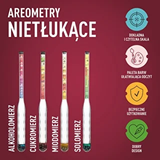 Uknuseligt salinometer med prøverør, måleområde: 0–300 g salt/L – photo 7