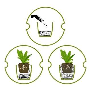 Leca til potteplanter, havebrug og skove i glas, 4-10 mm, 1L – photo 12