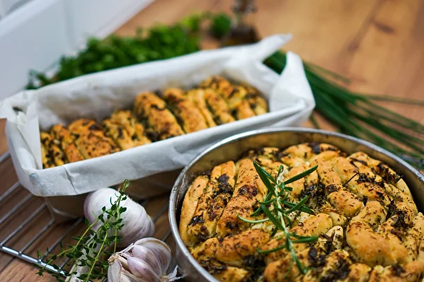 Urte-pull-apart-brød
