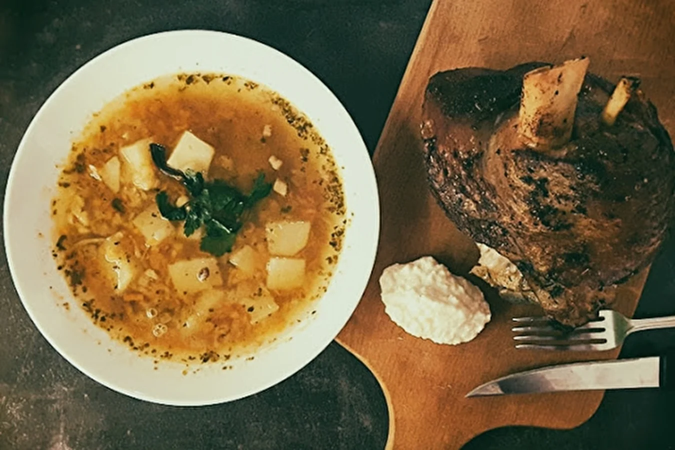 Ærtesuppe med svineskank
