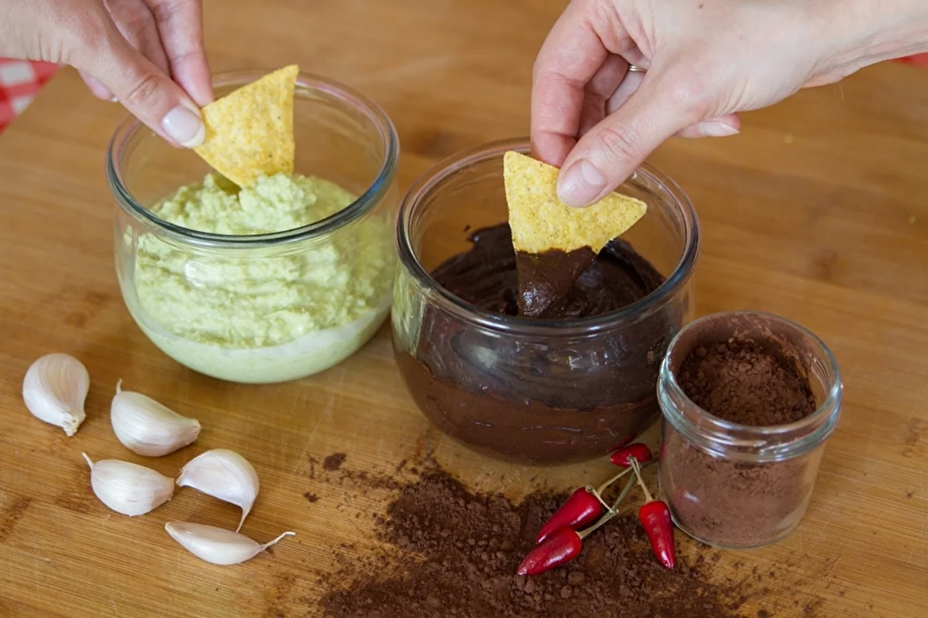 Avocadopasta i sød og salt udgave