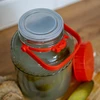 2L krukke med plastiklåg - 5 