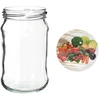 300 ml glas med farvet låg fi 66 - 6 stk. - 8 