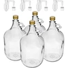 4 x Dame 5L med prop og gæringsrør og låg - 3 