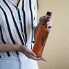 500 ml Slank Flaske med sort skruelåg, til vodka, 6 stk. - 8 
