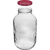 5L krukke med ornament låg bordeaux fi 100 - 2 
