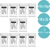 Aktivt kokoskul 1 kg x 10 - sæt - 2 