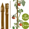Belagt stålstang i bambusform, 150 cm x 11mm  - 1 