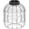Brudsikker, multifunktionel krukke med sort låg, 8L  - 1 