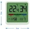 Elektronisk indendørs termometer, hvid - 9 