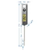 Elektronisk køkkentermometer, LCD (-50°C til +200°C) - 4 