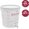 Fermenteringsbeholder 30 L med låg og hane - 3 
