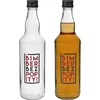 Flaske 0,5 L med låg og 2-farvet tryk Bimber Uden Chaser - 4 stk. - 6 