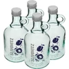Flaske 0,5 L med låg og 2-farvet tryk Slivovitz - 4 stk. - 2 