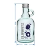 Flaske 0,5 L med låg og 2-farvet tryk Slivovitz - 4 stk. - 7 