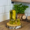 Flaske 0,5 L med låg og tryk Citronlikør 4 stk - 9 