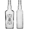 Flaske 0,5 L med låg og tryk Hjemmelavet likør - 4 stk. - 5 