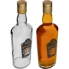 Flaske 0,5 L med skruelåg og 2-farvet tryk Whisky - 4 stk. - 6 