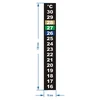 Flydende krystaltermometer (+16°C til +30°C) 13cm - 2 