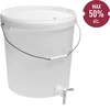 Gæringsbeholder 20 L med hane og låg - 2 