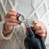 Gallone flaske 1L i flet, med skruelåg - 7 
