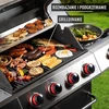 Gasgrill dragON BBQ101, 11,7 kW, sort-sølv - 6 