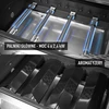 Gasgrill dragON BBQ101, 11,7 kW, sort-sølv - 5 