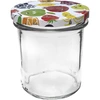 Glas 350 ml med farvet låg - 6 stk. - 3 