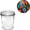 Glas 350 ml med farvet låg - 6 stk. - 7 