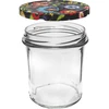 Glas 350 ml med farvet låg - 6 stk. - 4 