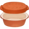 Glaseret romersk gryde 4,5 L (meander) - 3 